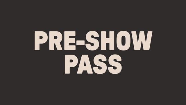 State Bar Pre-Show Pass - Nate Smith - Not a Concert Ticket